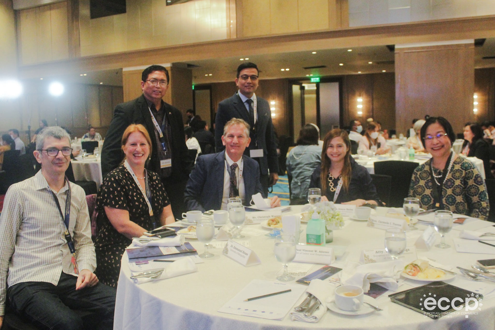 Project Pathway partners and guests of the World of Work Cafe at Dusit Thani