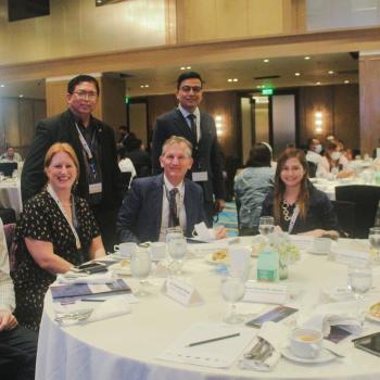 Project Pathway partners and guests of the World of Work Cafe at Dusit Thani